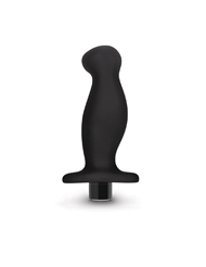 Front view of ANAL ADVENTURES PLATINUM - SILICONE VIBRATING PROSTATE MASSAGER