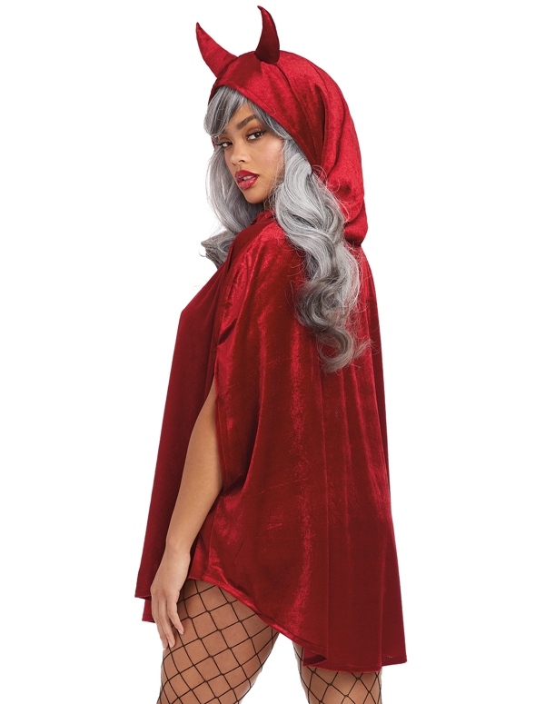 Hell Yeah Devil Poncho ALT1 view Color: RD