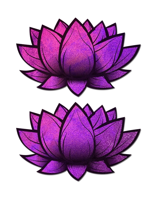 Pastease Holographic Lotus Pasties default view Color: PK