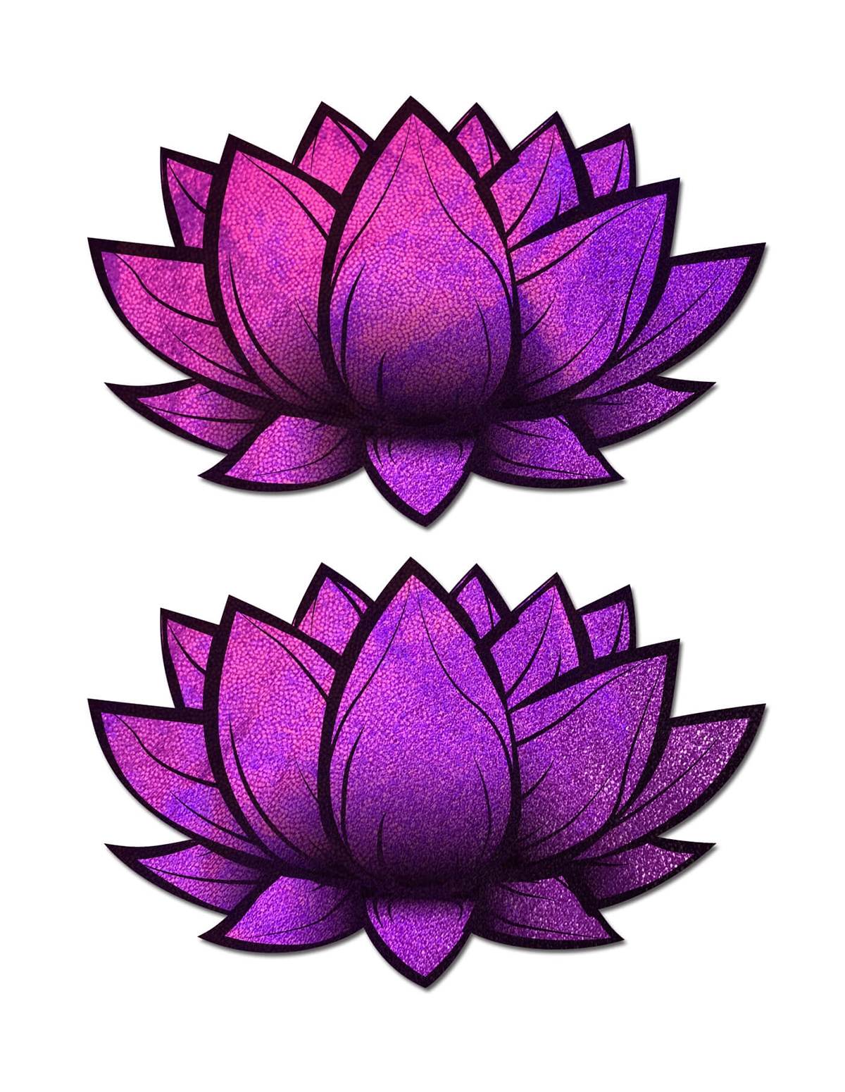 alternate image for Pastease Holographic Lotus Pasties