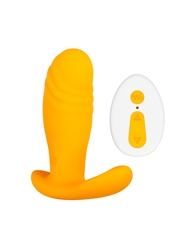 Alternate back view of CREAMSICLE WEARABLE REMOTE ANAL VIBE
