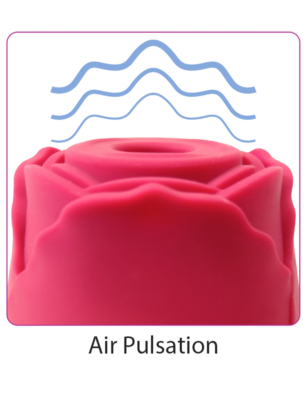 THE ROSE AIR PULSE SUCTION STIMULATOR - WTC946R-3107-WTC | Lover's Lane THE ROSE AIR PULSE SUCTION STIMULATOR - WTC946R-3107-WTC | Lover's Lane