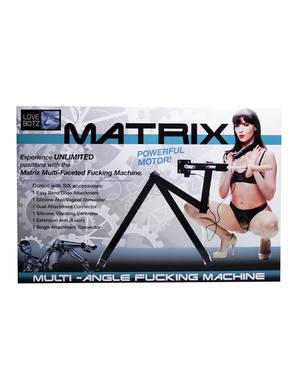 Lovebotz Matrix Multi-Angle Sex Machine ALT8 view Color: BK