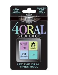 Alternate front view of 4 ORAL SEX DICE
