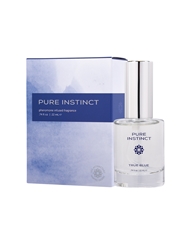 Front view of PURE INSTINCT TRUE BLUE PHEROMONE INFUSED FRAGRANCE
