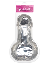 Front view of DISPOSABLE PECKER CAKE PANS