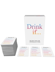 Front view of DRINK IF... GAME