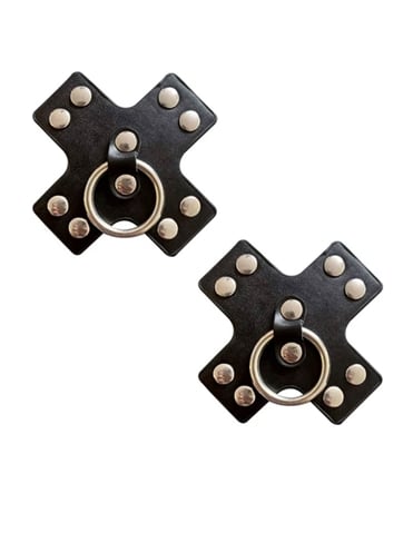 NIPZTIX LEATHER X WITH O RING REUSABLE PASTIES - BN-NIR-021-04208