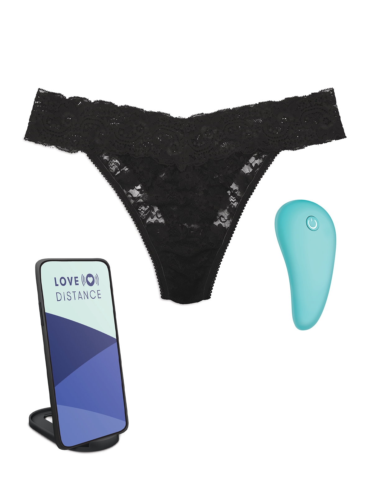 LOVE DISTANCE SPAN VIBRATING PANTY - LD-001-AQU-05854