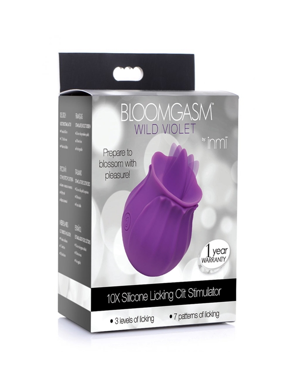 Bloomgasm Wild Violet Licking Stimulator ALT5 view Color: PR
