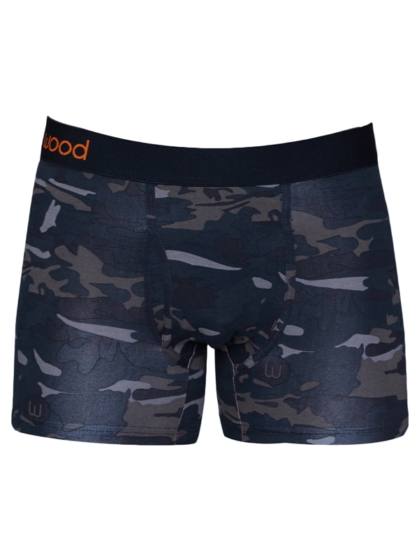 Wood Boxer Brief W/ Fly Forest Camo ALT2 view Color: FRC