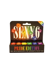 Front view of SEXY 6 DICE - PRIDE EDITION
