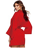 Additional RED view of product BACI SATIN ROBE with color code RD