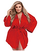 Additional RED view of product BACI SATIN ROBE with color code RD