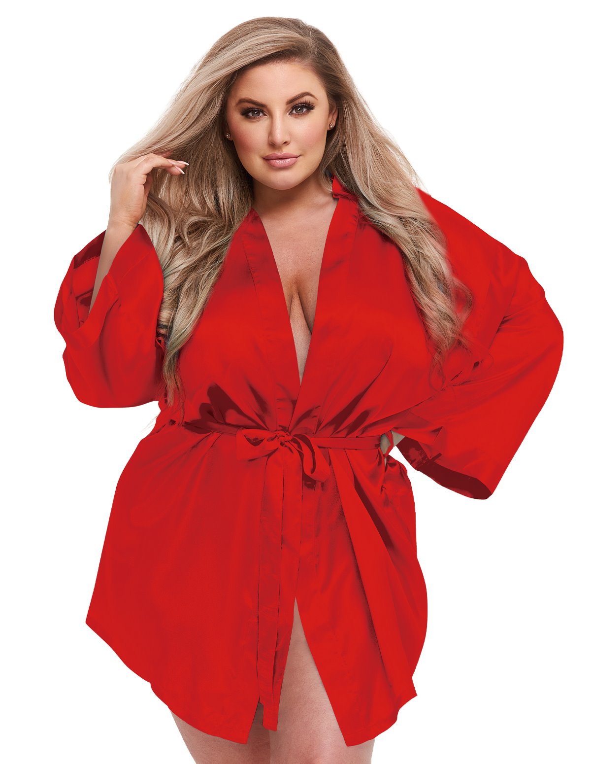 alternate image for BACI SATIN ROBE