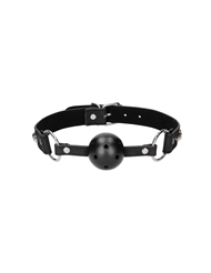 Additional  view of product DIAMOND STUDDED BREATHABLE BALL GAG with color code BKS