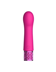 Alternate back view of ROYAL GEM BIJOU SILICONE RECHARGEABLE G SPOT BULLET
