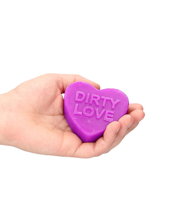 DIRTY LOVE LAVENDER HEART-SHAPED SOAP ALT1 view Color: PR