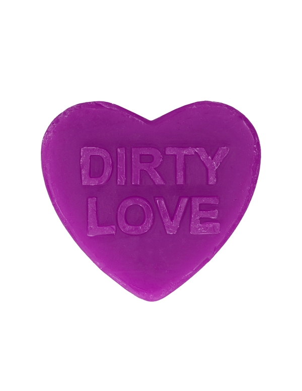 DIRTY LOVE LAVENDER HEART-SHAPED SOAP ALT2 view Color: PR
