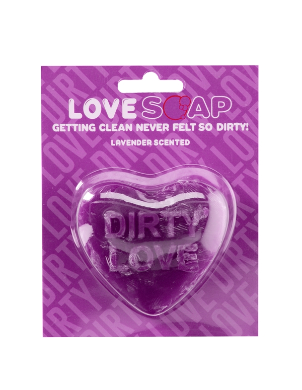 DIRTY LOVE LAVENDER HEART-SHAPED SOAP ALT3 view Color: PR