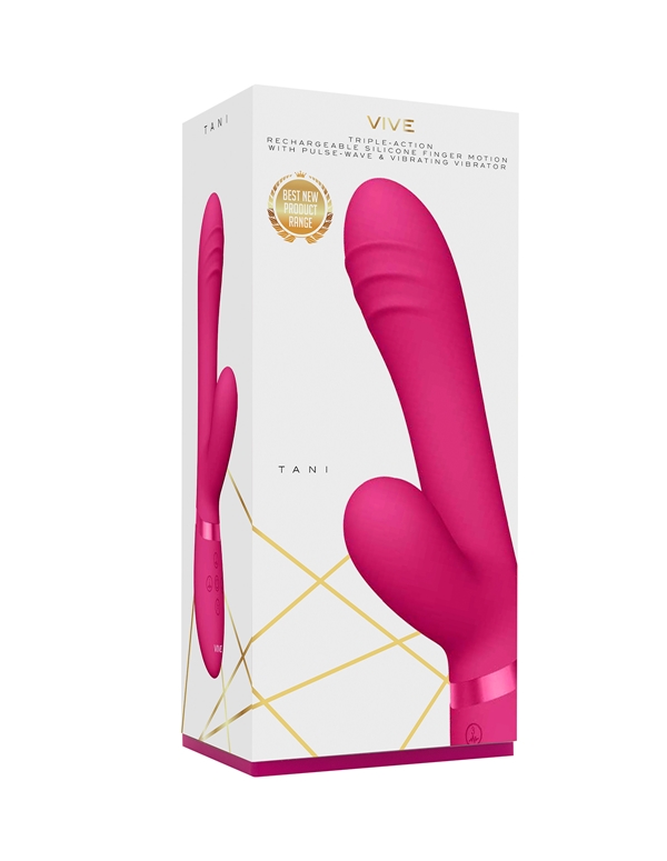 VIVE TANI FINGER MOTION VIBRATOR ALT4 view Color: PK