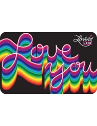 Alternate front view of E Gift Card - Neon Love You Script