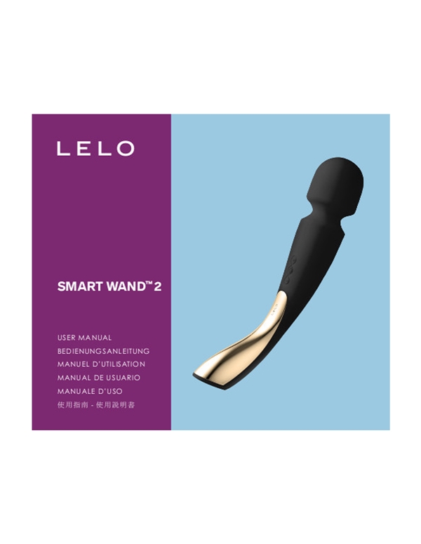LELO SMART WAND 2 - MEDIUM ALT2 view Color: BK