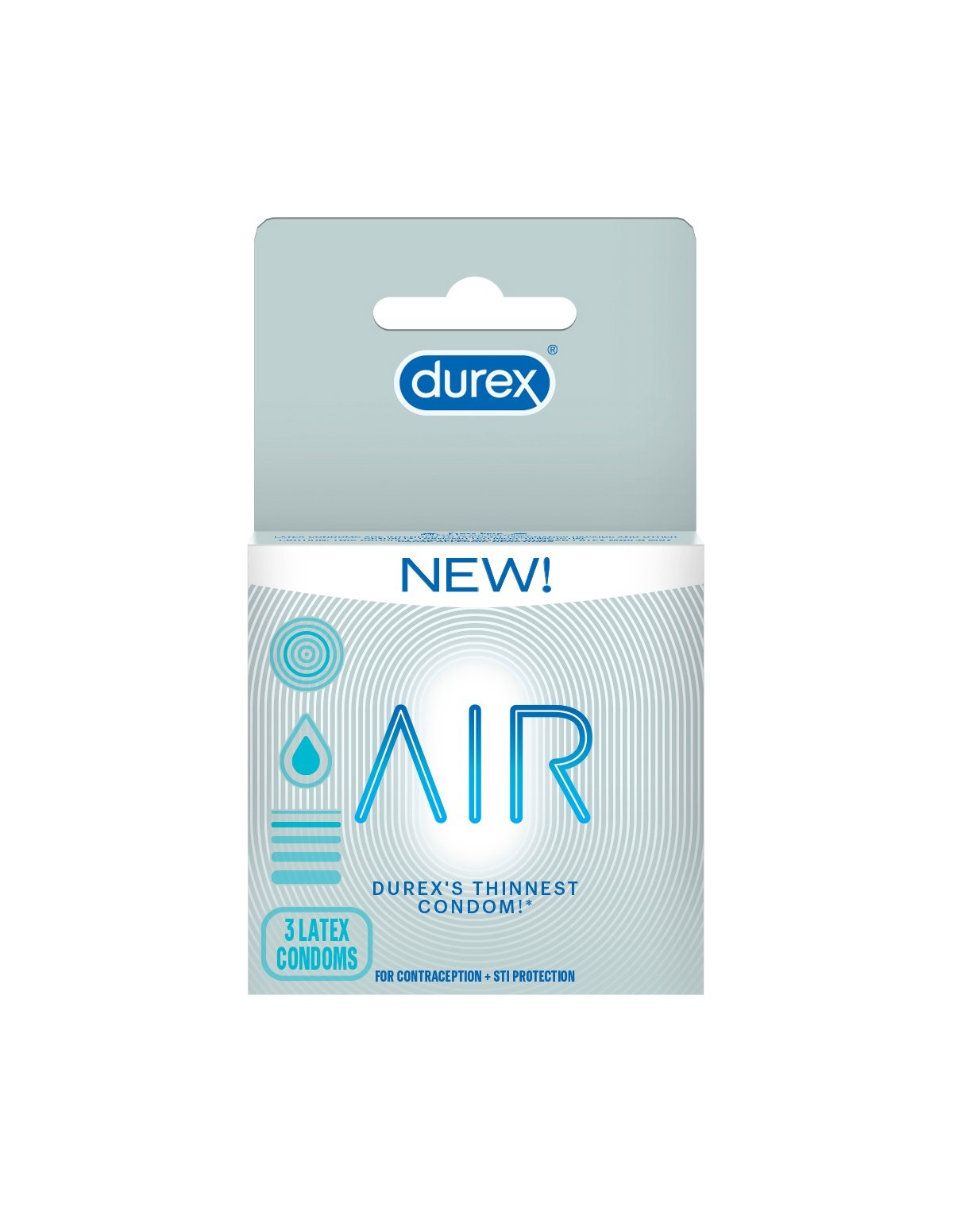 alternate image for Durex Air Extra Thin Condoms 3Pk