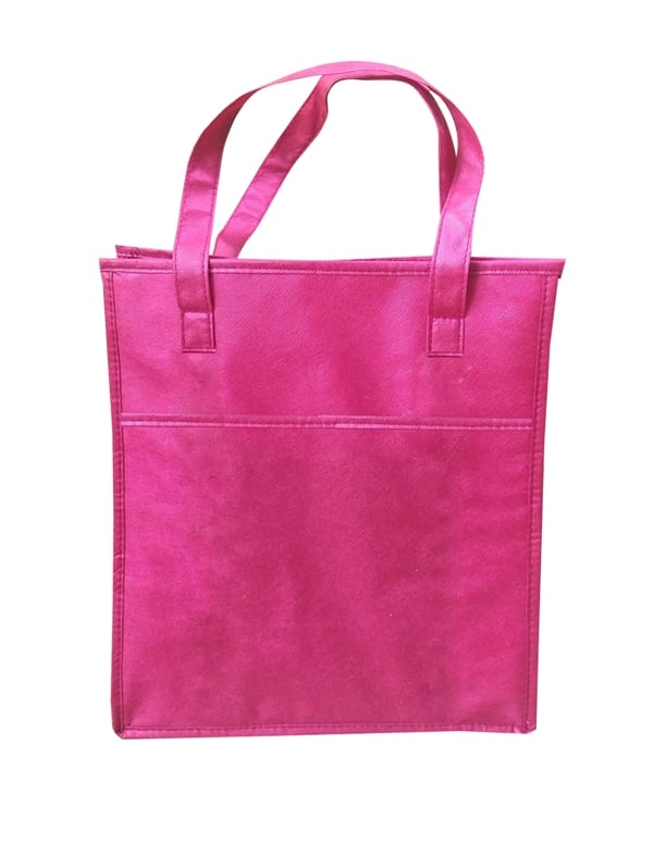 Ll Insulated Grocery Tote alt3 view Color: RD