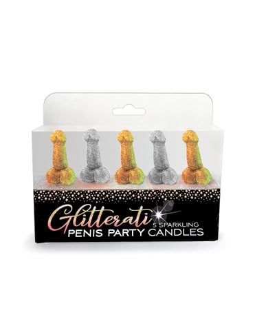 GLITTERATI PENIS PARTY CANDLES - CP.1034-03057