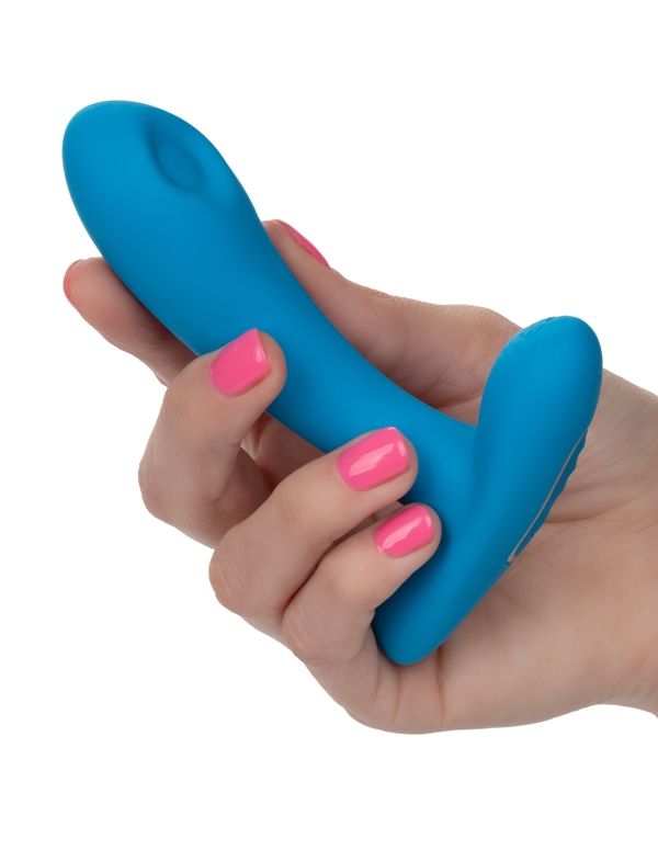 SILICONE REMOTE PULSING PLEASER PROBE ALT1 view Color: BL