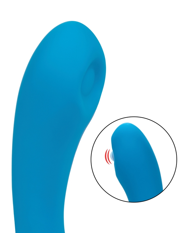 SILICONE REMOTE PULSING PLEASER PROBE ALT2 view Color: BL