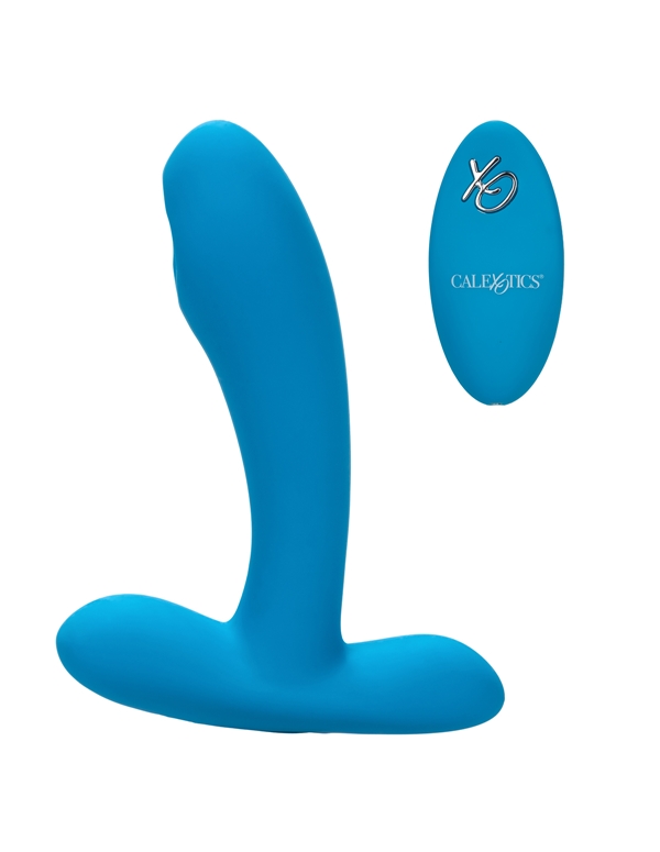 SILICONE REMOTE PULSING PLEASER PROBE ALT3 view Color: BL