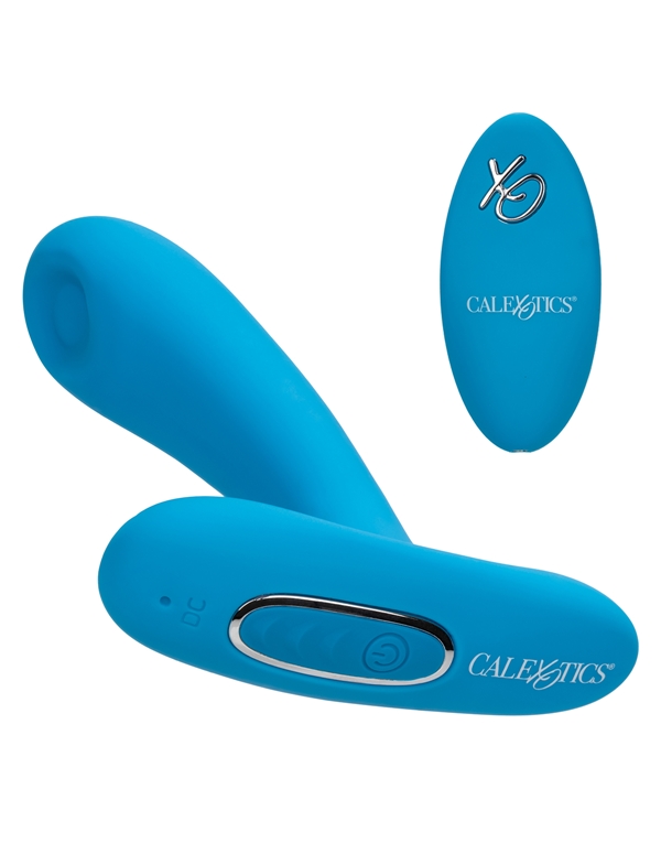 SILICONE REMOTE PULSING PLEASER PROBE ALT4 view Color: BL