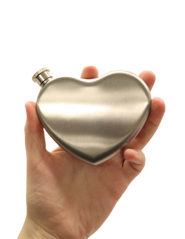 Heart Shaped Flask ALT1 view Color: SL