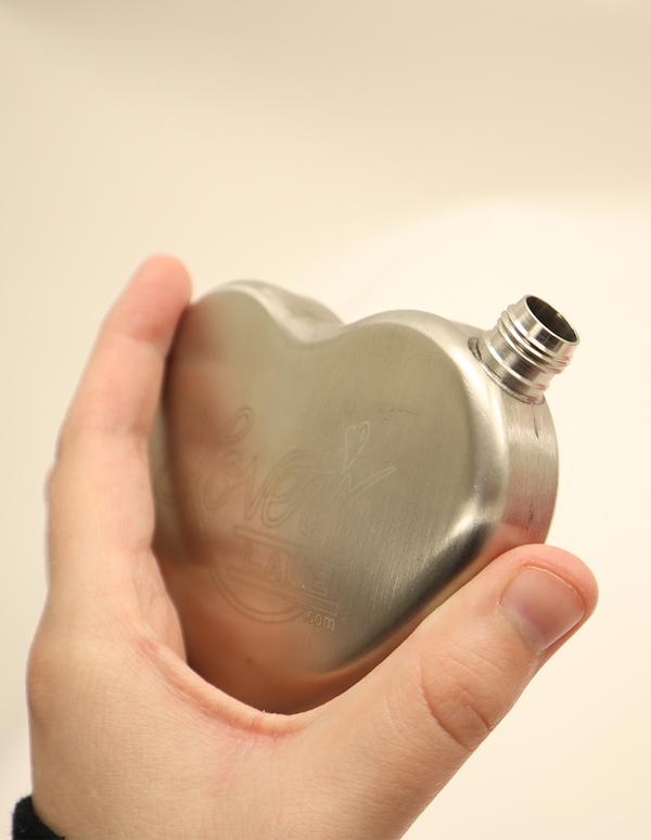 Heart Shaped Flask ALT2 view Color: SL