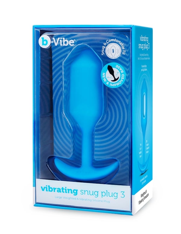 Vibrating Snug Plug 3 ALT7 view Color: BL