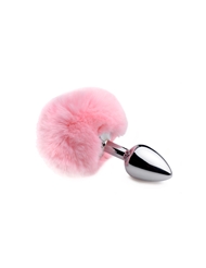 Alternate front view of TAILZ FLUFFY BUNNY TAIL ANAL PLUG