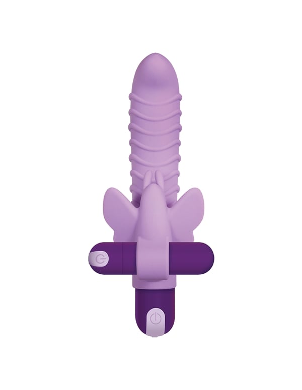 Lilac Desires 7 Piece Silicone Vibrator Kit ALT5 view Color: LL