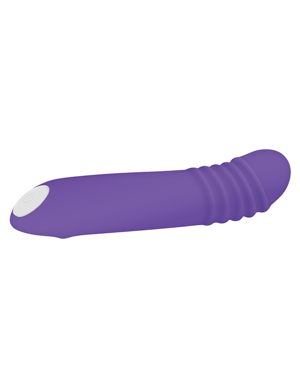 The G-Rave Silicone Rechargeable Light Up Vibrator ALT3 view Color: PR