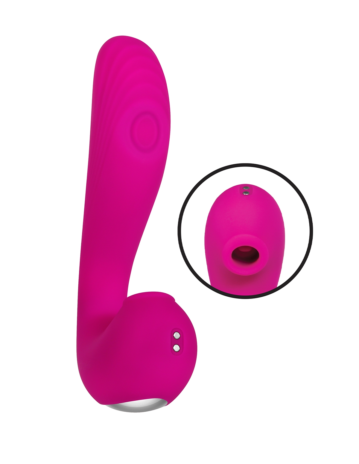 The Note Silicone Vibrator With Flicking Tongue - EN-RS-8416-2-03146