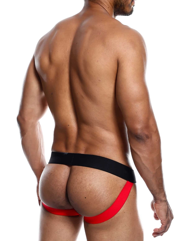 Malebasics Neon Jock ALT3 view Color: RD