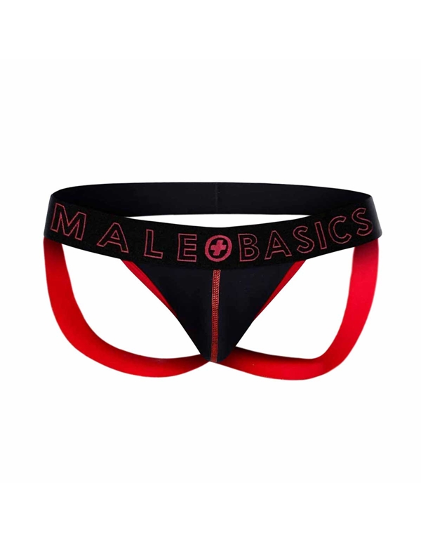 Malebasics Neon Jock ALT5 view Color: RD