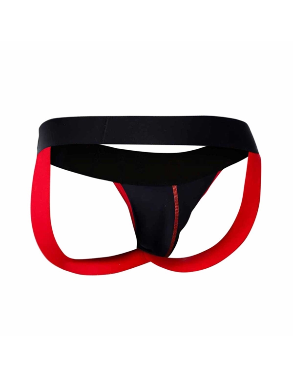 Malebasics Neon Jock ALT6 view Color: RD