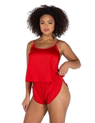 SOFT SATIN TULIP SHORT SET - LI505-04074