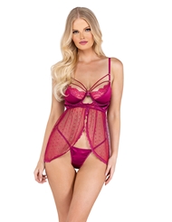 Additional  view of product UNDERWIRE BABYDOLL SET with color code FUC