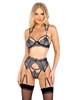 Additional BLACK/SILVER view of product SPARKLE CHAIN 3PC SET with color code BKS