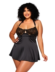 Additional  view of product ROXANNE BABYDOLL with color code BK