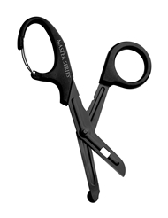 Alternate front view of MASTER SERIES SNIP HEAVY DUTY BONDAGE SCISSORS WITH CLIP