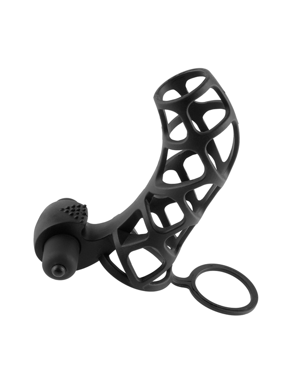 Fantasy X-Tensions Extreme Silicone Power Cage default view Color: BK